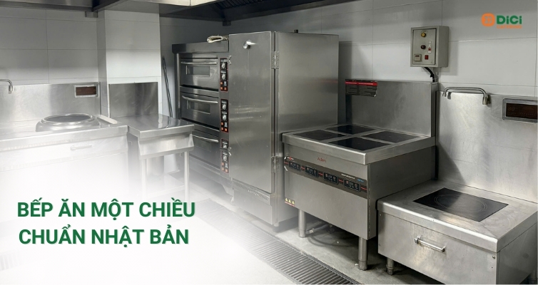 Bếp ăn một chiều chuẩn Nhật Bản tránh lây nhiễm chéo 