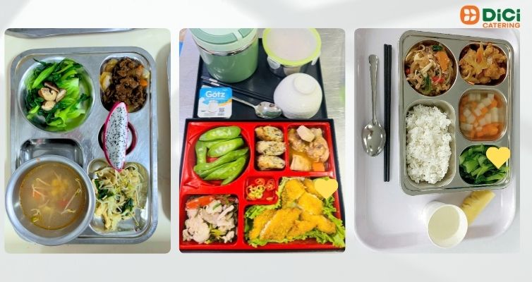 Thực đơn suất ăn công nghiệp tại Dici phong phú, đa dạng